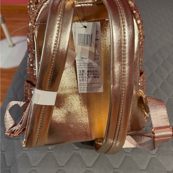 Disney Minnie Rose Gold Loungefly! NWT! main image 4